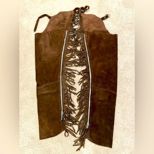 Tough1 Suede Equitation Chaps*** brand new****